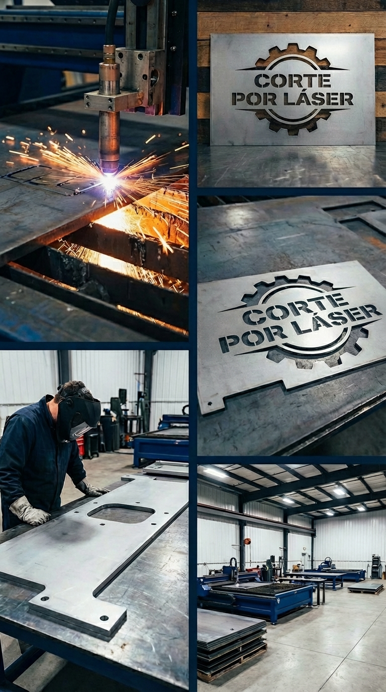 Corte láser de acero
